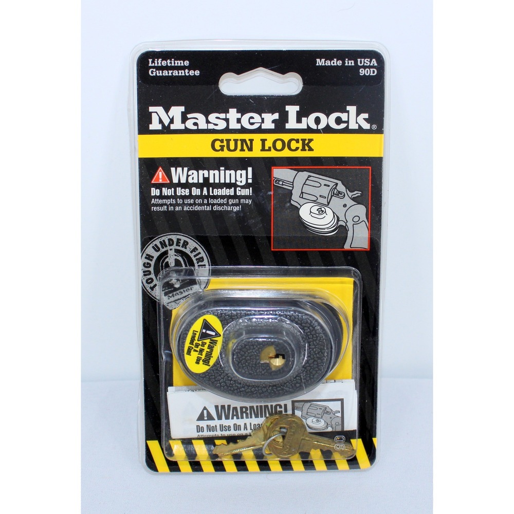 Master Lock Gun Trigger Lock 90D Handgun Safety Device New in Package